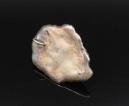 SAM PHILLIPS 925 Silver  Vintage Sculpted Lion Head Drop Pendant  PT21671