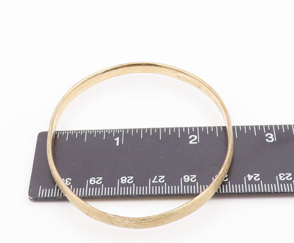 NAPIER 925 Sterling Silver  Vintage Minimalist Oval Bangle Bracelet  BT8177