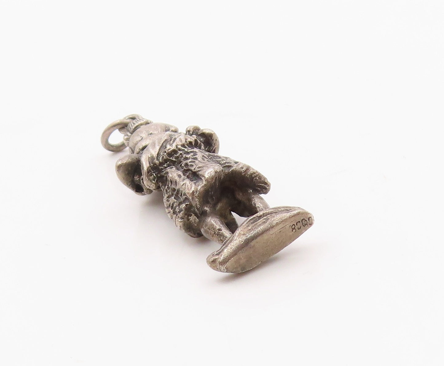 925 Sterling Silver  Vintage Saint Christopher Religious Pendant  PT16408