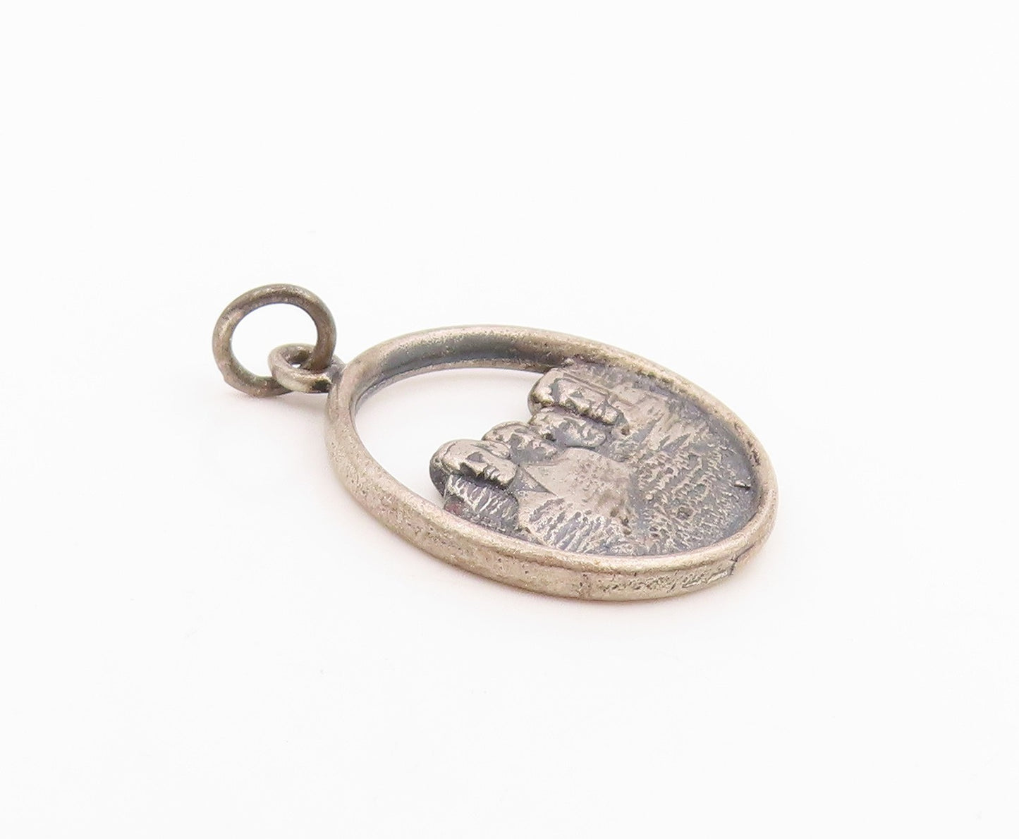 925 Sterling Silver Vintage Pendant Mount Rushmore National Memorial  PT26205
