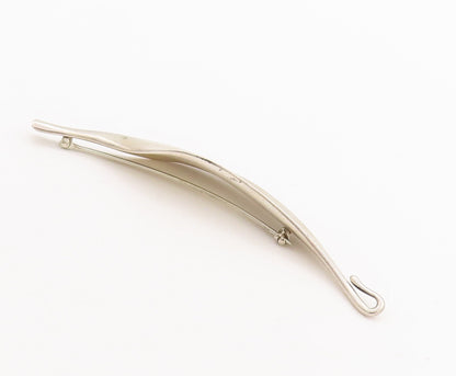 925 Sterling Silver Vintage Brooch Pin JONDELL Solid Spain Designer Leaf BP11075