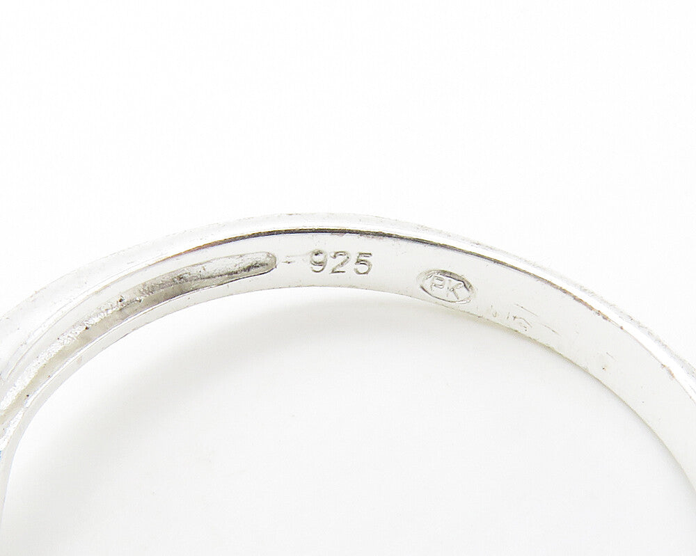 925 Sterling Silver  Shiny Smooth Infinity Symbol Band Ring Sz 9  RG14582