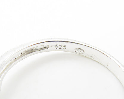 925 Sterling Silver  Shiny Smooth Infinity Symbol Band Ring Sz 9  RG14582