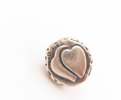 14k Gold 925 Sterling Silver Vintage Pendant PANDORA Wedding Cake Charm  PT24139