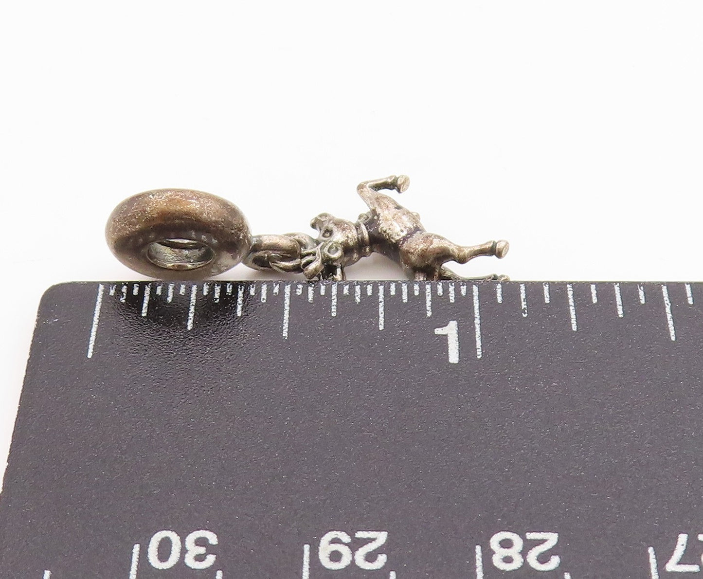 925 Sterling Silver Vintage Pendant PANDORA Antique Dangling Deer  PT24401