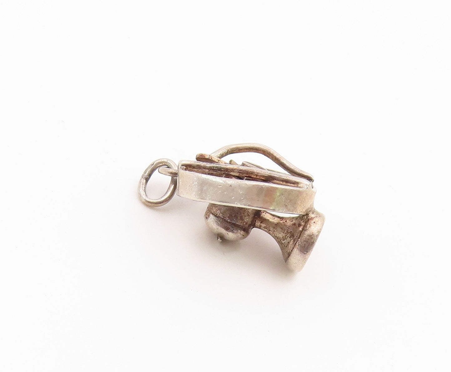 925 Sterling Silver Vintage Pendant Miniature Electric Table Fan Charm  PT26633