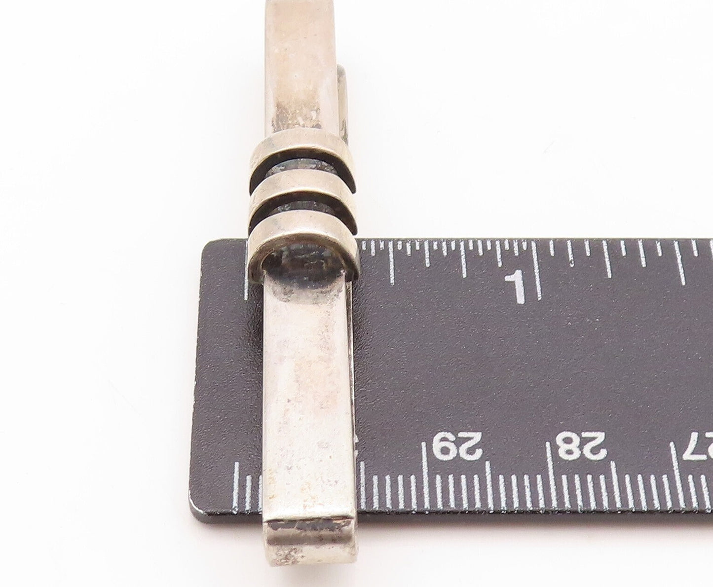 925 Sterling Silver Vintage Tie Clip EILER MARLOE DENMARK Solid Design  TR3787