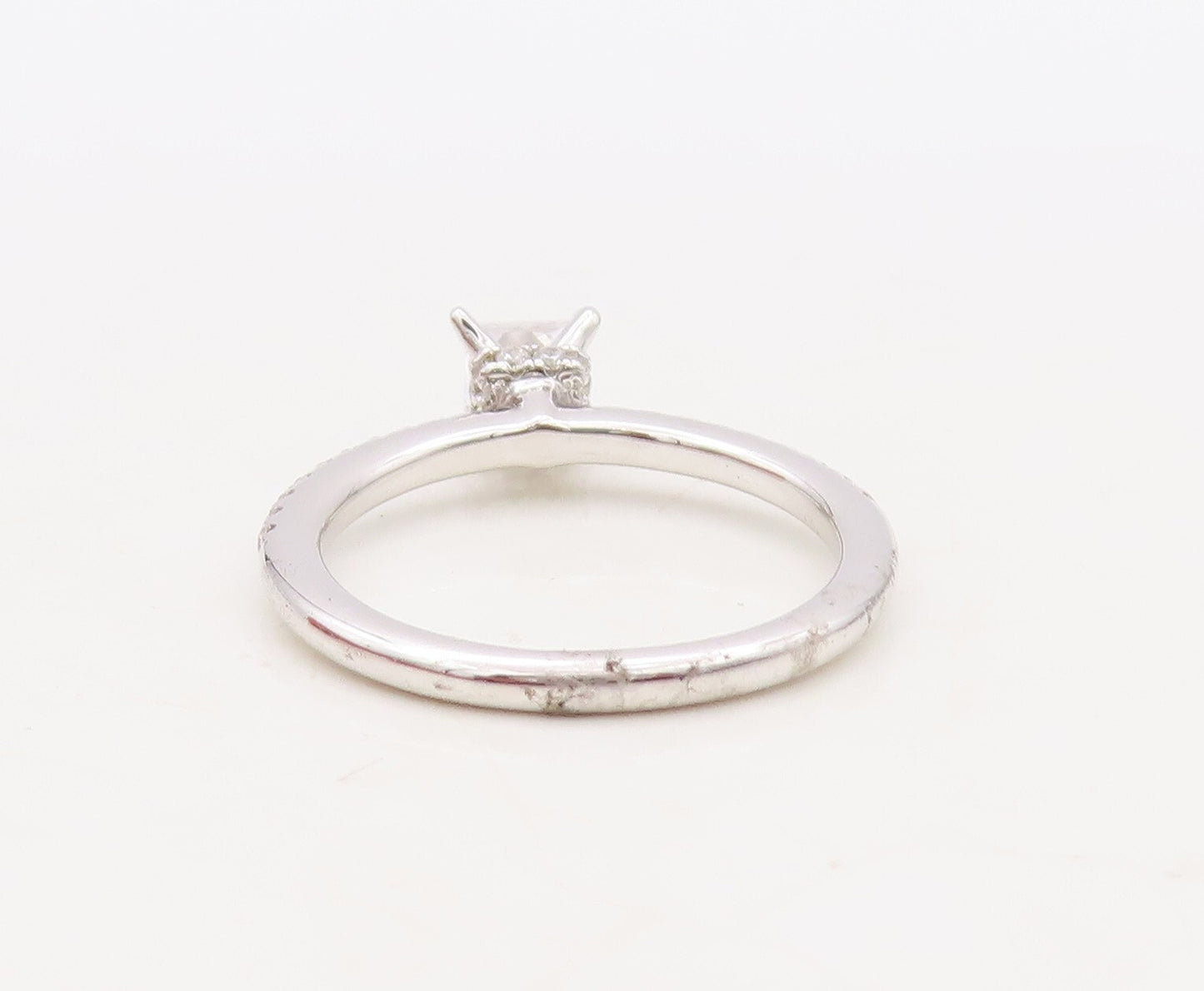 925 Sterling Silver Vintage Ring Minimalist CZ Wedding Ring  Sz 7  RG30494