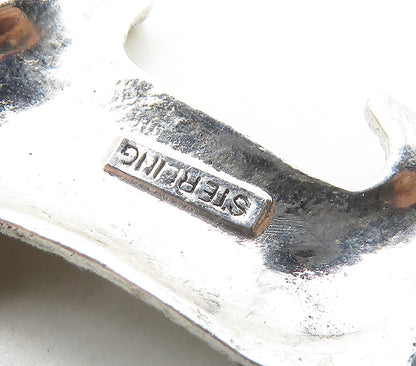 925 Sterling Silver  Vintage Sparkling Terrier Dog Motif Pendant  PT13343