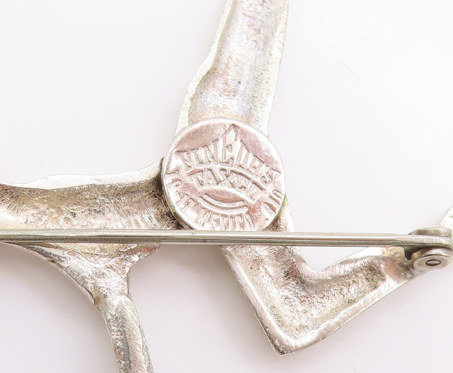 925 Sterling Silver Vintage Brooch ANTONIA PINEDA Gymnast Figural Pin  BP11907