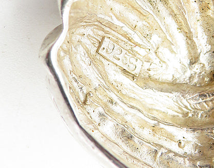 925 Sterling Silver  Vintage Modernist Shiny Etched Band Ring Sz 7.5  RG4746