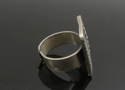MIDDLE EAST 925 Silver   Vintage Swirl Adjustable Band Ring Sz 8.5  RG23389