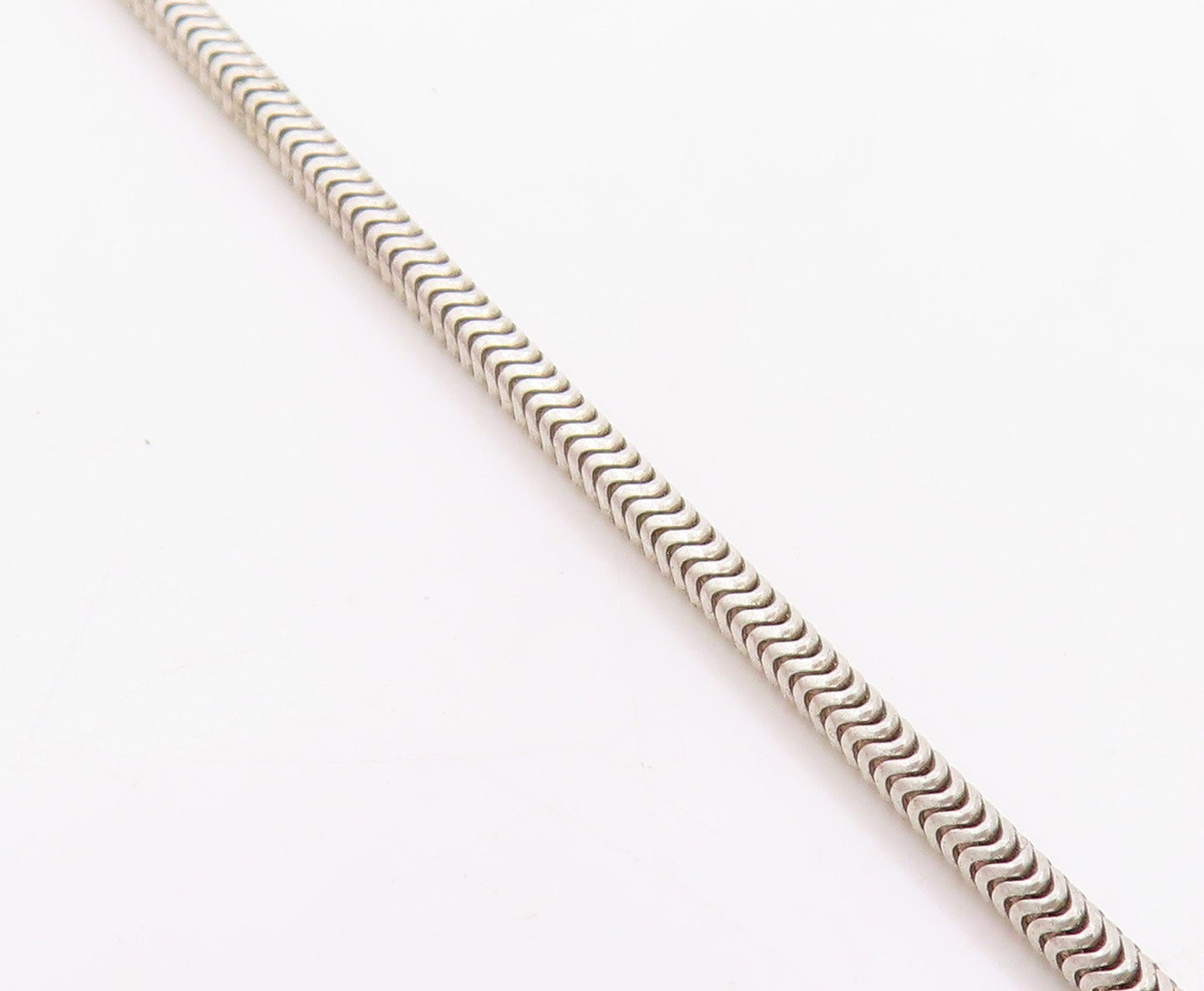 925 Sterling Silver Vintage Necklace ZINA Minimalist Love Heart Chain  NE4784