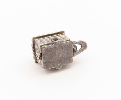 925 Sterling Silver Vintage Pendant Man In The Doghouse Charm MOVES  PT26573