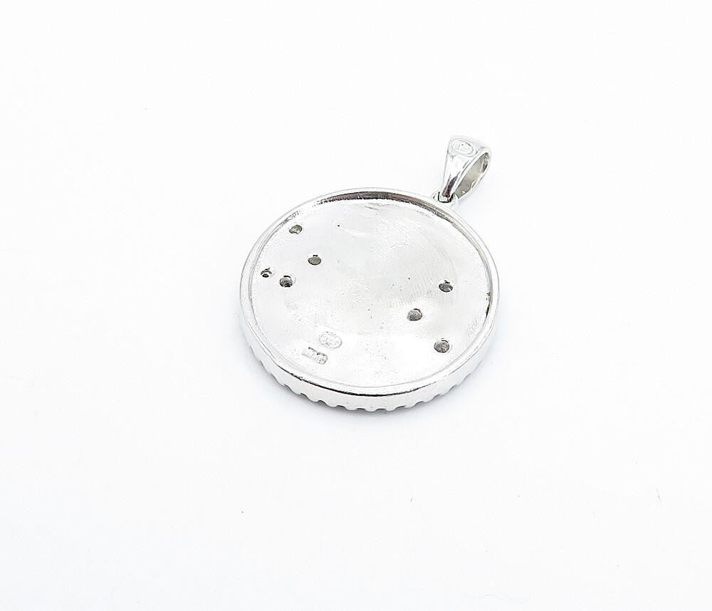 925 Sterling Silver Vintage Genuine Diamonds Tree Of Life Pendant  PT2718