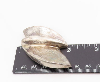 925 Sterling Silver Vintage Brooch BAYANIHAN Modernist Solid Design Pin  BP11953