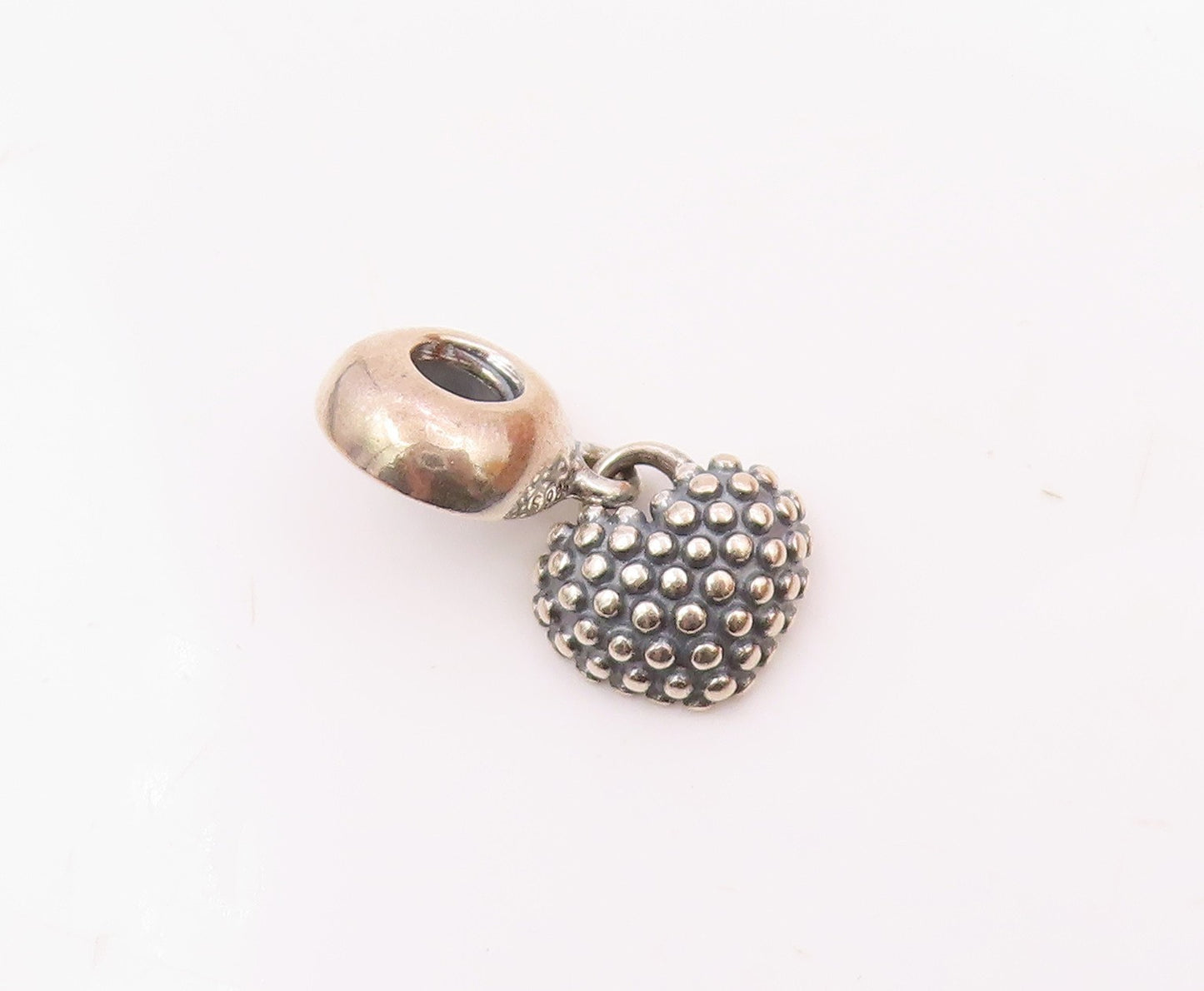 PANDORA 925 Sterling Silver  Vintage Daughter Love Heart Pendant  PT16457