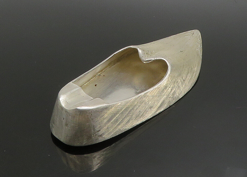 925 Sterling Silver  Vintage Pointed Shoe Shaped Ash Tray  TR3175