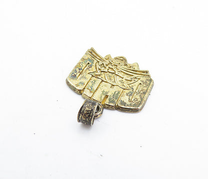 LOGO ART 925 Sterling Silver Vintage Ohio Bobcats Basketball Pendant PT3893