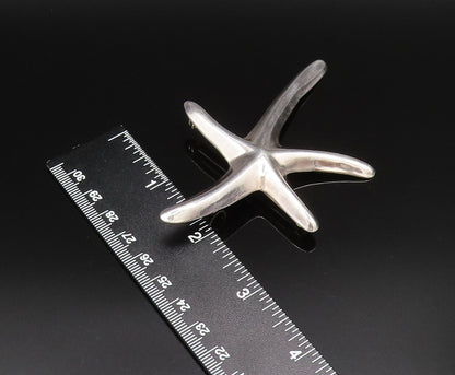 MEXICO 925 Sterling Silver  Vintage Minimalist Starfish Brooch Pin  BP9994