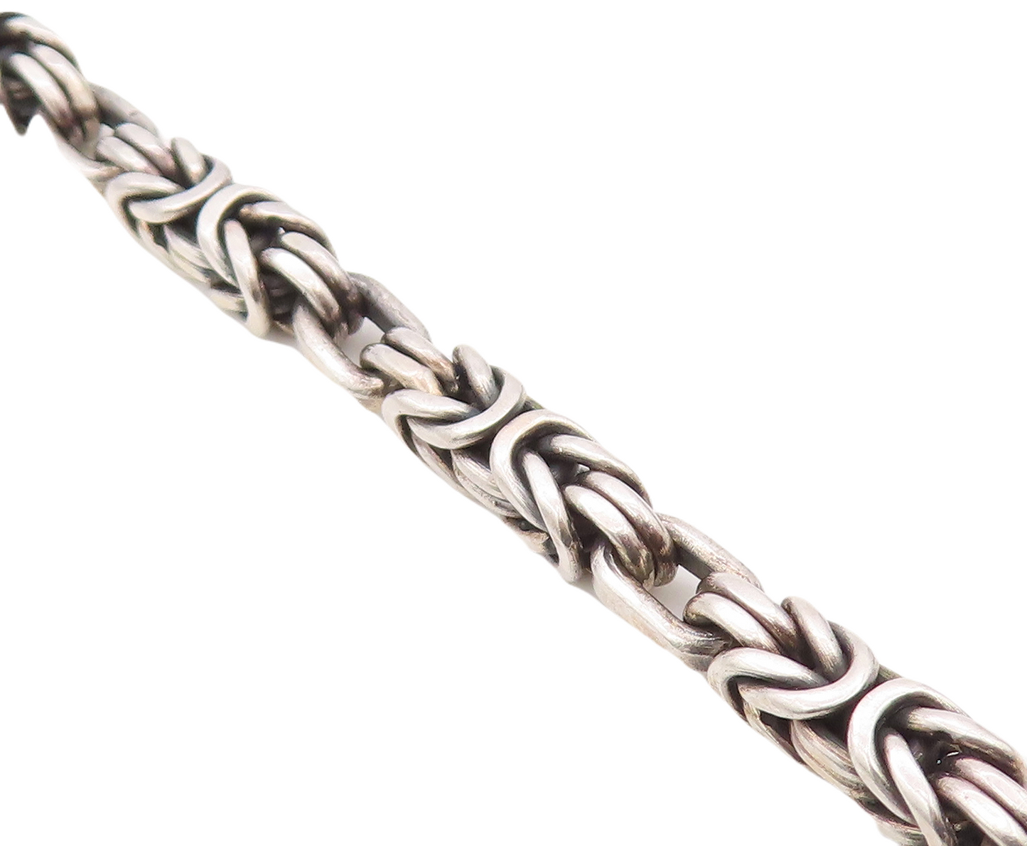 925 Sterling Silver Vintage Bracelet BALI Snail Link Carved Chain  BT10827