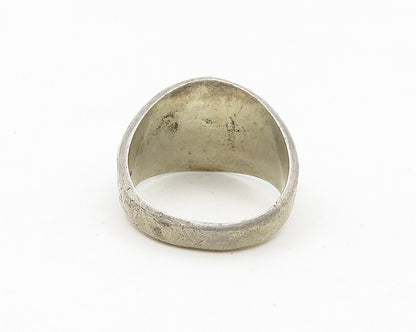 REED 925 Silver  Blue Topaz Totten School 1995 Class Ring Sz 10  RG18615