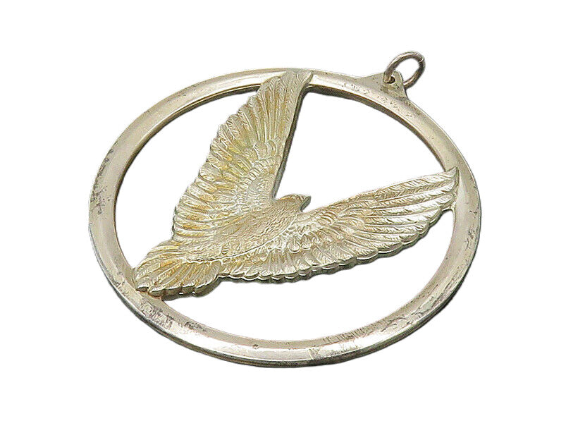 WALLACE 925 Sterling Silver  Vintage Peace On Earth Dove 1975 Pendant  PT14398