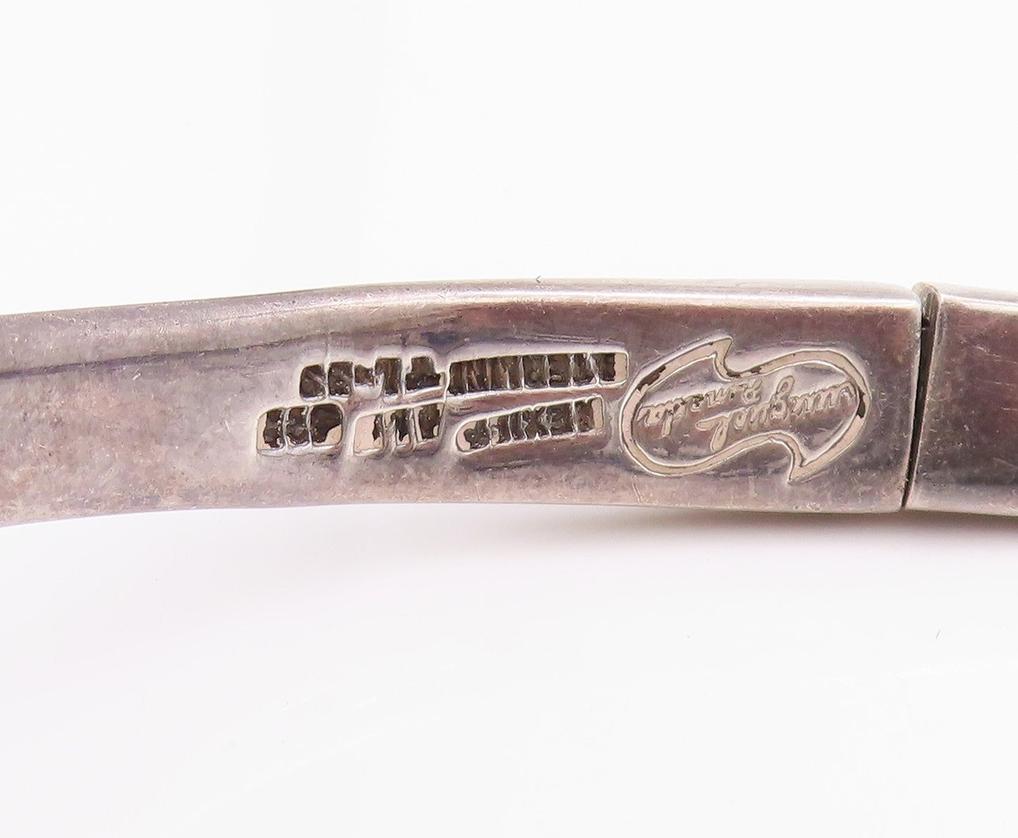 925 Sterling Silver Vintage Necklace MIGUEL PINEDA Heavy Collar Design NE4490