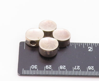 925 Sterling Silver  Vintage Shiny Hollow Circles Smooth Pendant  PT18116