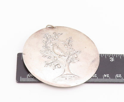 925 Sterling Silver Vintage Pendant 1971 TOWLE Antique Bird Of Peace  PT24709