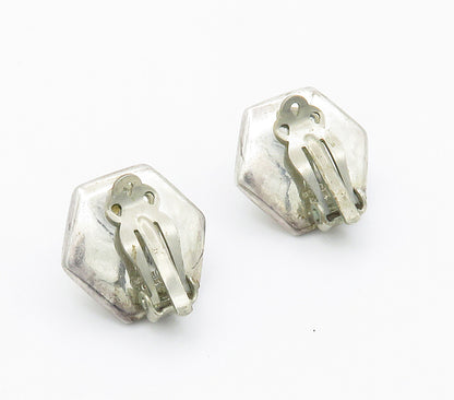 BARRA 925 Sterling Silver  Vintage Pearl Dome Non Pierce Earrings  EG7557