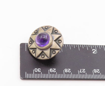 925 Sterling Silver Vintage Earrings Amethyst & Gemstone Single Pieces  EG14300