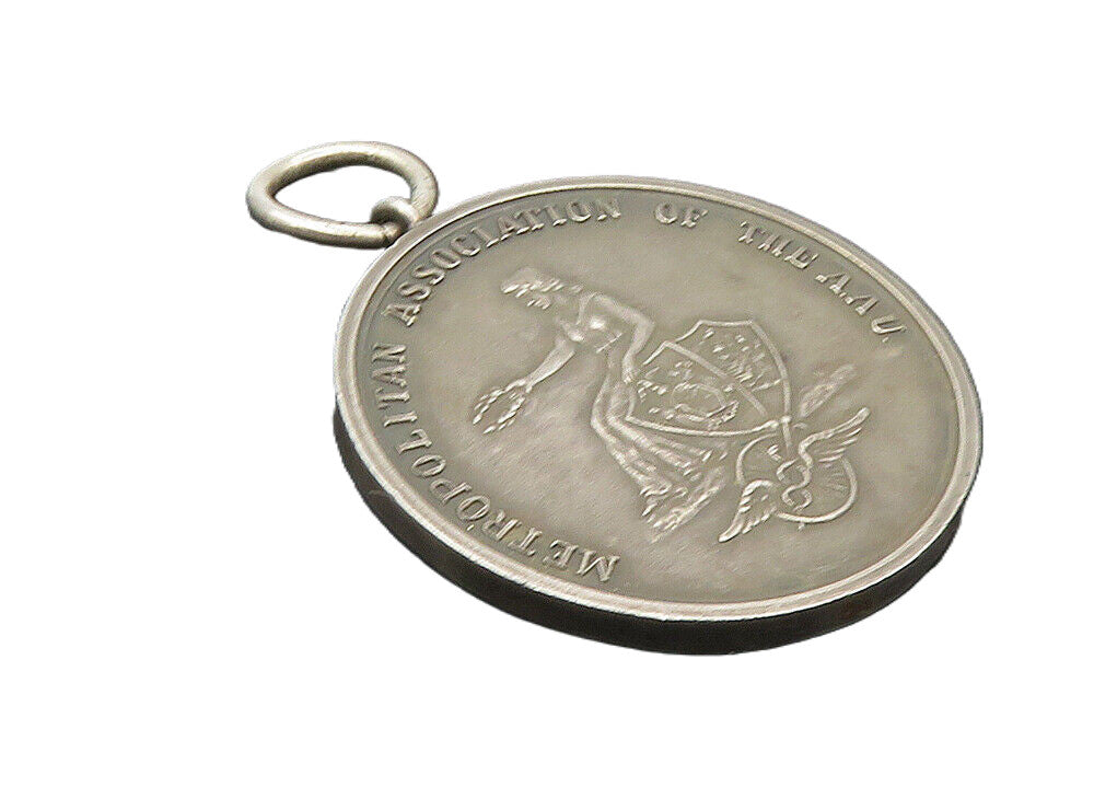 925 Sterling Silver  Vintage Antique Metro Assn. Of The AAU Pendant  PT7806