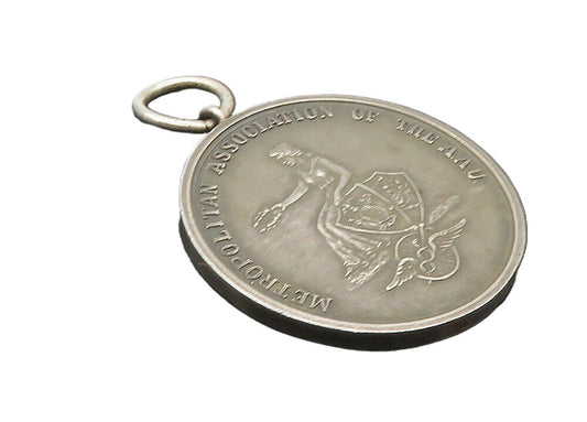 925 Sterling Silver  Vintage Antique Metro Assn. Of The AAU Pendant  PT7806