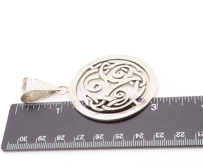 925 Sterling Silver Vintage Pendant SILPADA Celtic Design Cutout  PT23936