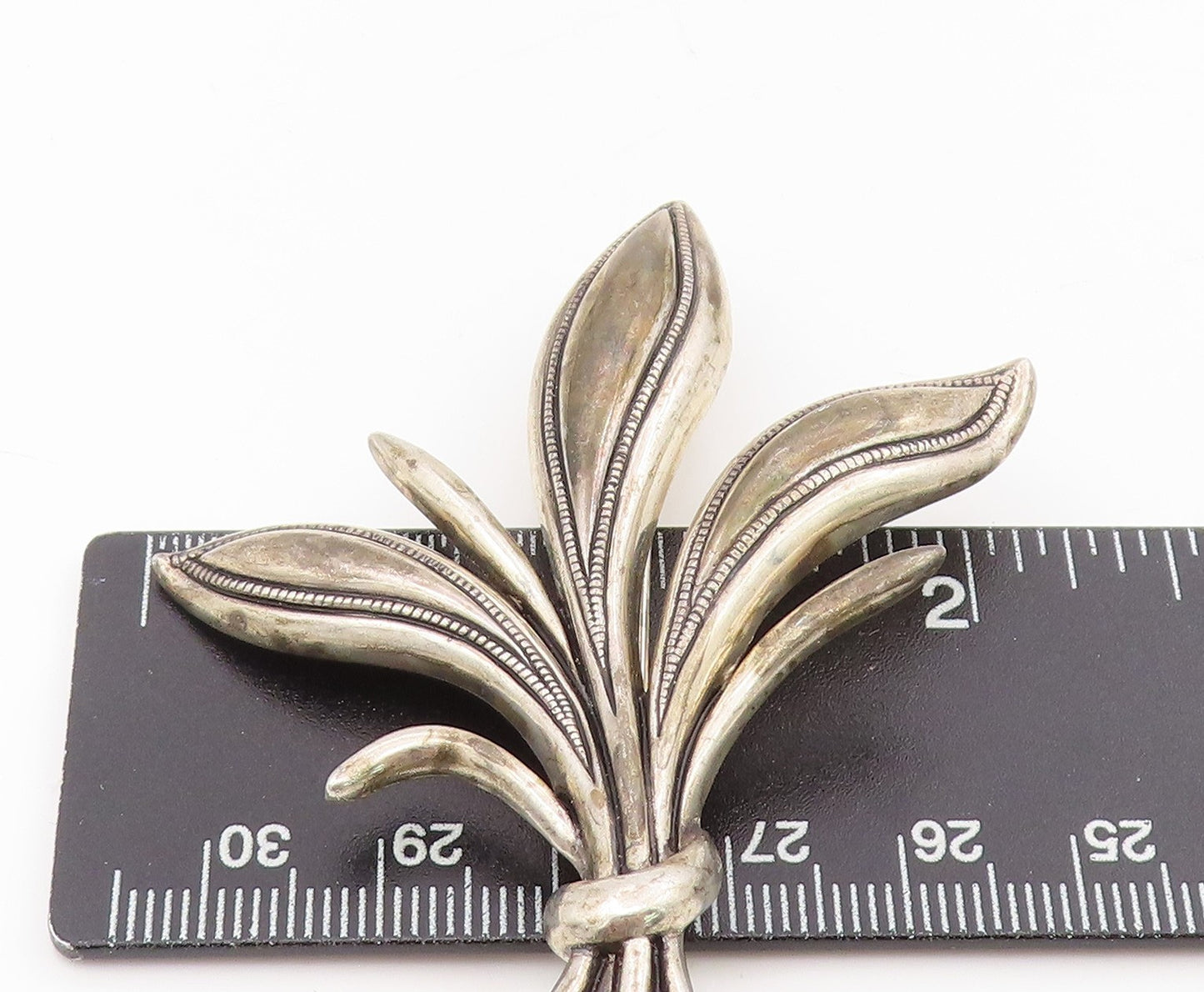 925 Sterling Silver Vintage Brooch JUDITH JACK Botanical Lily Bouquet  BP12123