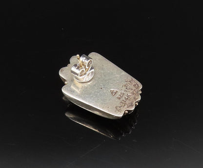 14K GOLD & 925 Silver  Vintage Two Tone Topaz Singles Lot Earrings  EG12044