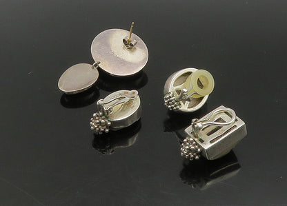 DESIGNER 925 Silver  Vintage Pearl & Jasper Lot Single Earrings  EG11386