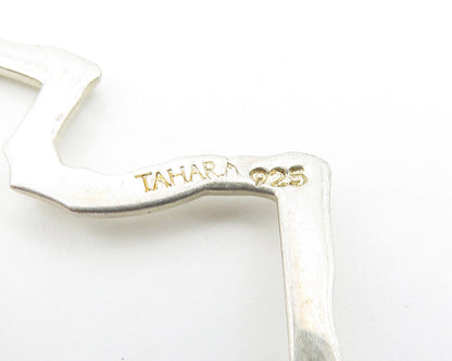 TAHARA 925 Sterling Silver  Shiny Simple State Outline Drop Pendant  PT8335