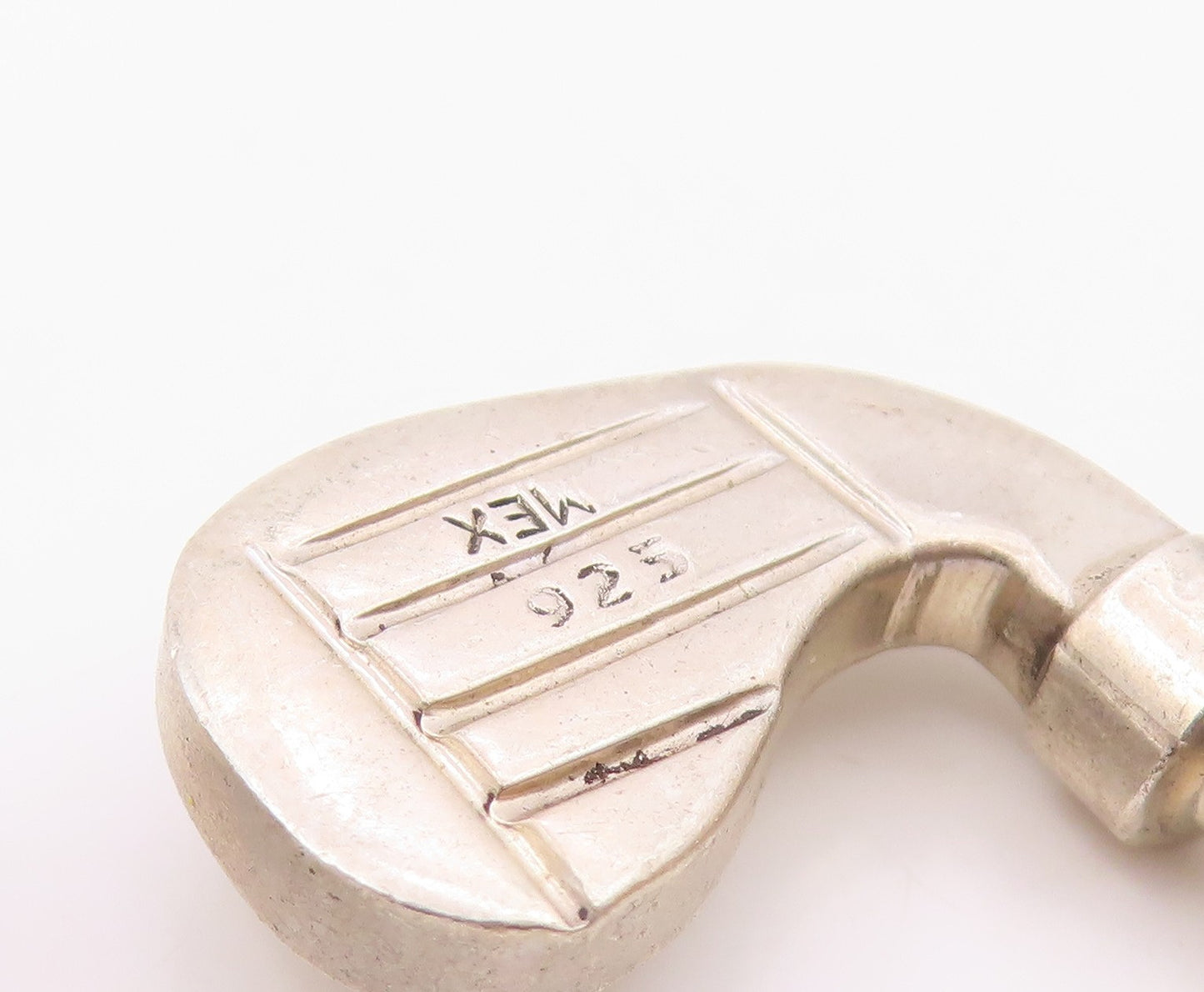 MEXICO 925 Sterling Silver  Vintage Golf Ball & Club Sports Key Ring  TR1948