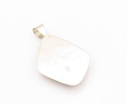 925 Sterling Silver Vintage Pendant DTR JAY KING Large Carved Gemstone  PT23997