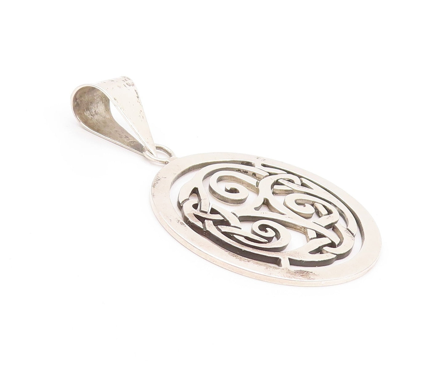 925 Sterling Silver Vintage Pendant SILPADA Celtic Design Cutout  PT23936