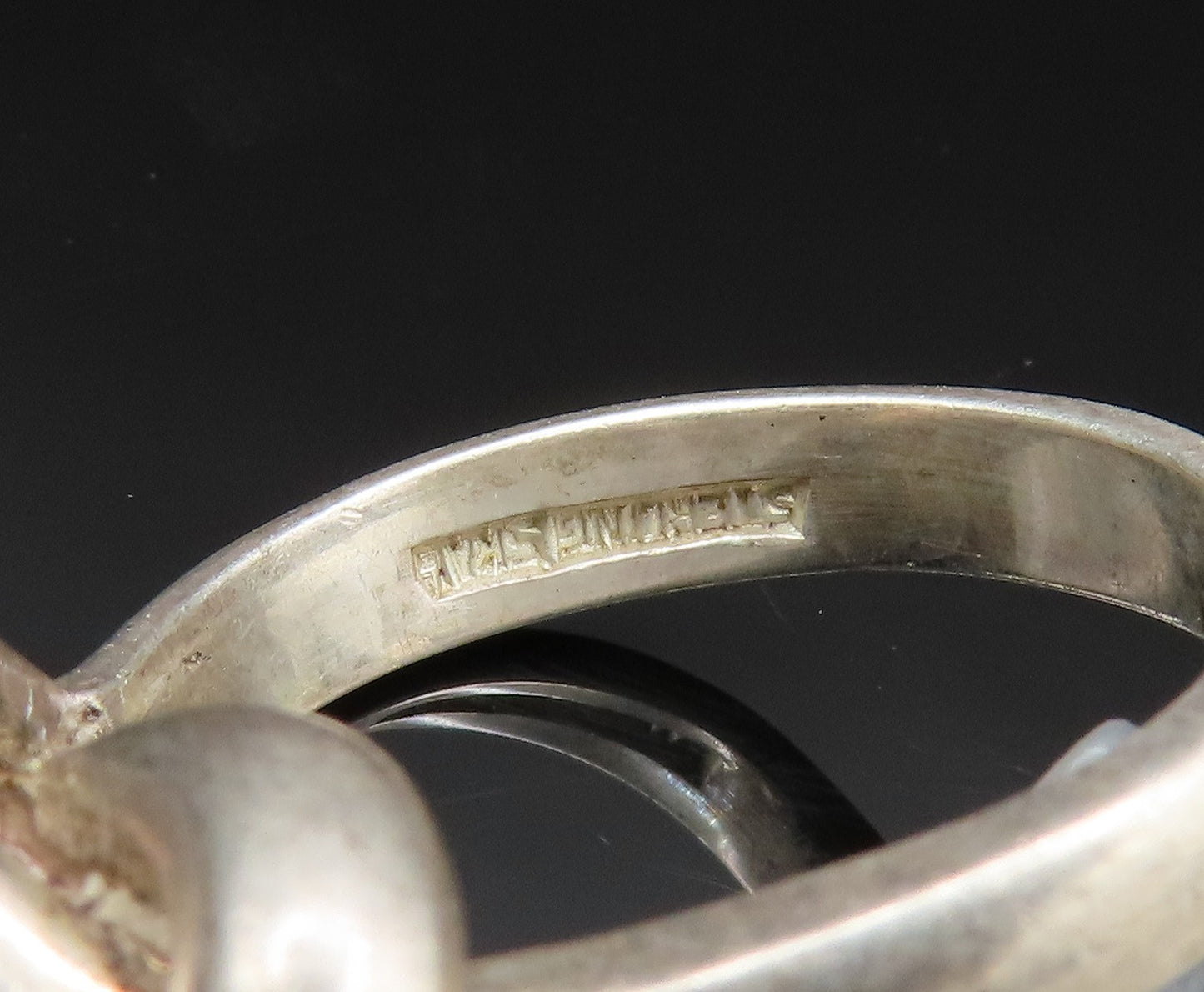 HUBERTUS VON SKAL 925 Sterling Silver Vintage Love Knot Ring Sz 6.5 RG24949