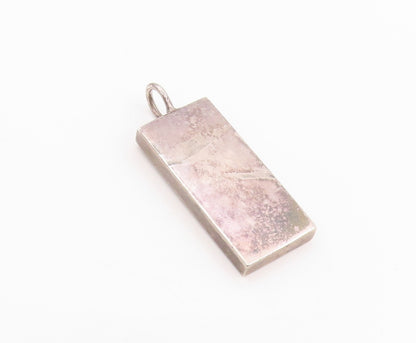 925 Sterling Silver Vintage Pendant 1977 Queen Elizabeth Ingot Bar  PT26144