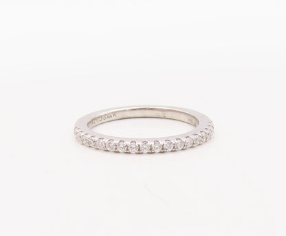 925 Sterling Silver Vintage Ring Designer Sapphire & CZ Stackable  Sz 7  RG30690