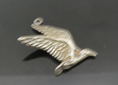 DESIGNER 925 Sterling Silver  Vintage Dark Tone Flying Bird Pendant  PT17119