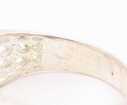 925 Sterling Silver Vintage Ring Etched Initial Y Monogram Band  Sz 11  RG34904