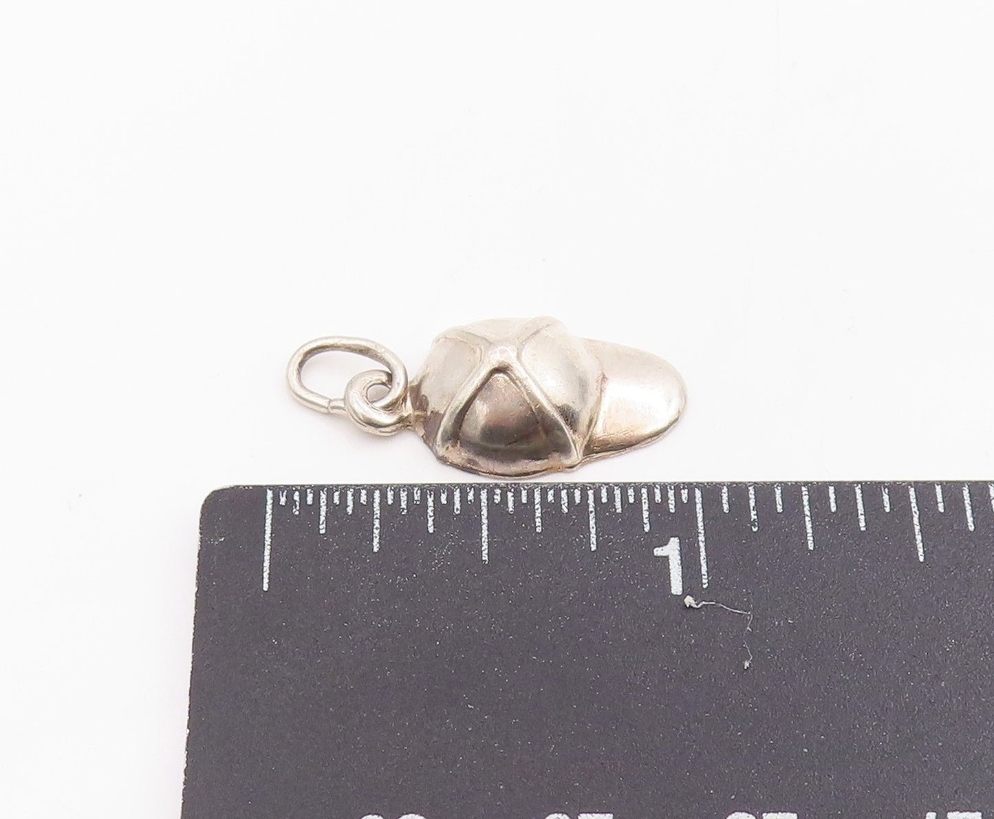 925 Sterling Silver Vintage Pendant 3D Classic Baseball Hat Cap Charm  PT25650