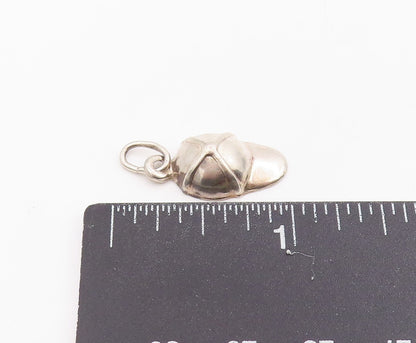 925 Sterling Silver Vintage Pendant 3D Classic Baseball Hat Cap Charm  PT25650