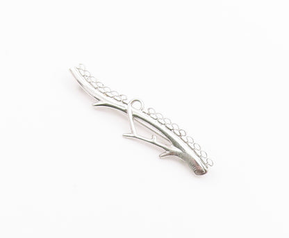 FORSTNER 925 Sterling Silver Vintage Shiny Tree Branch Motif Brooch Pin BP8932